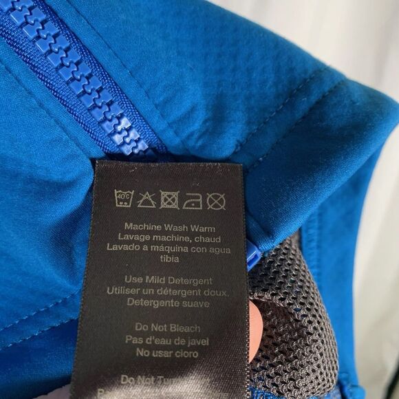 Merrell Jacket Men’s Small Blue Full Zip Long Sleeve Running Collared - Picture 8 of 11